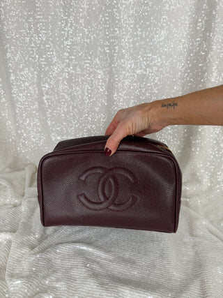 Vintage Chanel Caviar Pouch