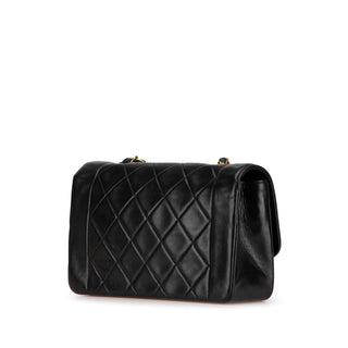 Small Lambskin Diana Flap