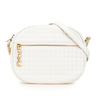 Quilted Calfskin C Charm Crossbody