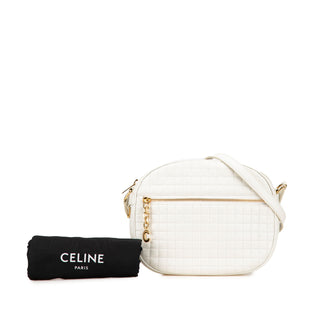 Quilted Calfskin C Charm Crossbody