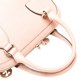 Small Dollar Calfskin GG Charm Dome Satchel
