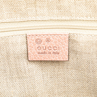 Small Dollar Calfskin GG Charm Dome Satchel