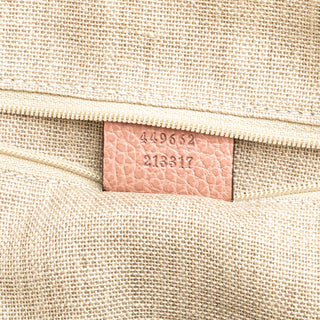 Small Dollar Calfskin GG Charm Dome Satchel