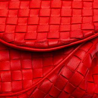 Nappa Intrecciato Flap Crossbody