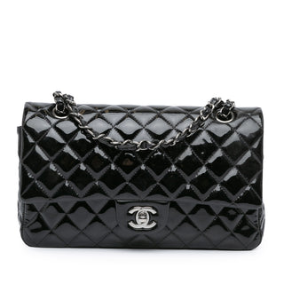 Medium Classic Patent Double Flap