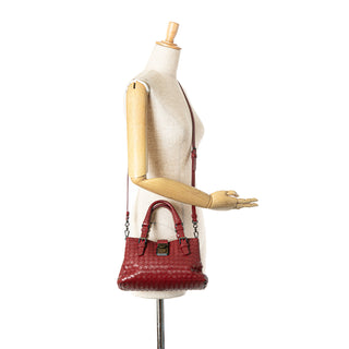 Mini Nappa Intrecciato Roma Satchel