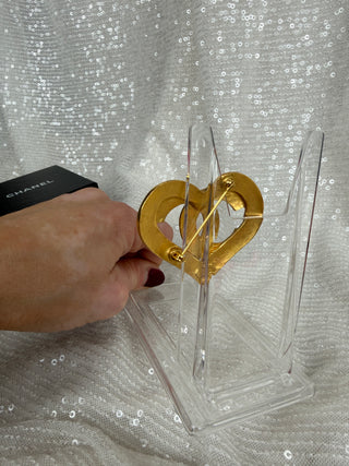 Vintage Chanel Heart Brooch