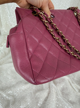 Vintage Chanel Pink Caviar Petit Tote