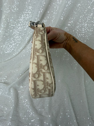 Vintage Dior Floral Mini Saddle Bag