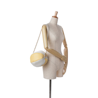 Calfskin Coco Beach Ball Bag