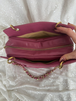 Vintage Chanel Pink Caviar Petit Tote