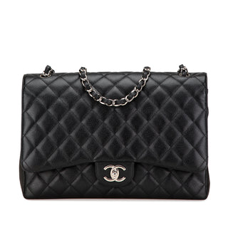 Maxi Classic Caviar Double Flap