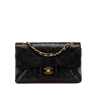 Small Classic Lambskin Double Flap