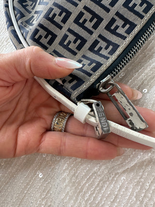 Vintage Fendi Zucchino Pochette Bag