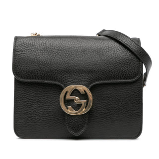 Small Dollar Calfskin Interlocking G Crossbody