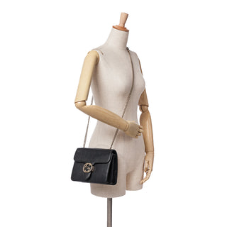 Small Dollar Calfskin Interlocking G Crossbody