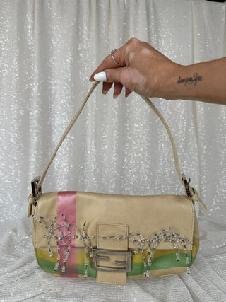 Rare Fendi Beaded Baguette