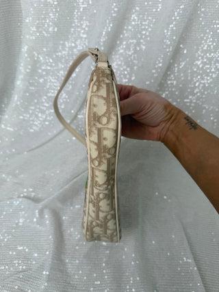 Vintage Dior Floral Mini Saddle Bag