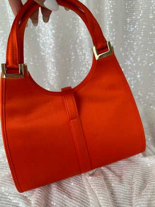 Vintage Gucci Satin Mini Top Handle Bag