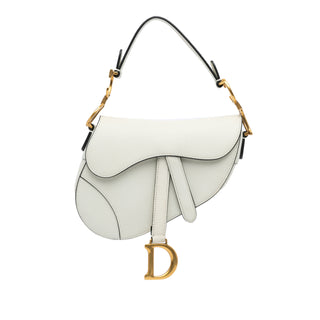 Mini Grained Calfskin Saddle Bag