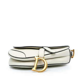 Mini Grained Calfskin Saddle Bag