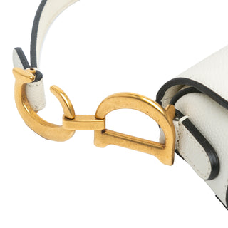 Mini Grained Calfskin Saddle Bag