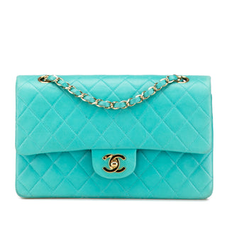 Medium Classic Lambskin Double Flap