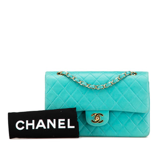 Medium Classic Lambskin Double Flap