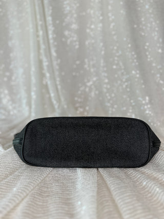 Vintage Gucci Denim Boat Pochette Bag