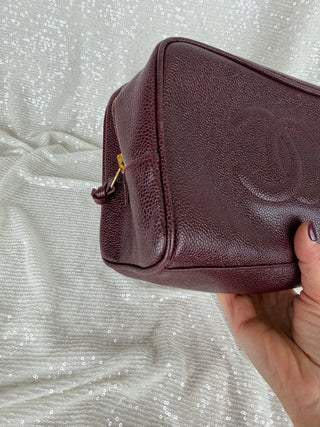 Vintage Chanel Caviar Pouch