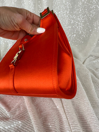 Vintage Gucci Satin Mini Top Handle Bag