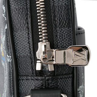 Damier Graphite Renaissance Map Danube Slim PM