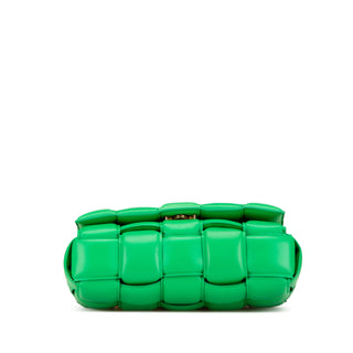 Nappa Intrecciato Padded Chain Cassette Satchel