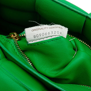 Nappa Intrecciato Padded Chain Cassette Satchel
