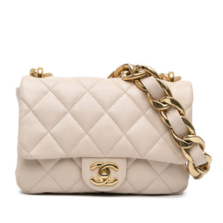 Small Quilted Lambskin Funky Town Flap