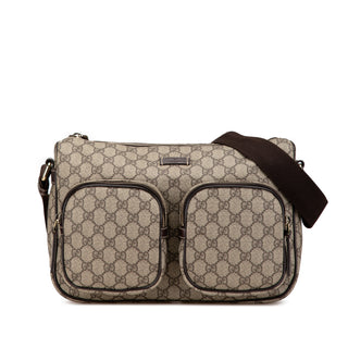 GG Supreme Double Pocket Crossbody