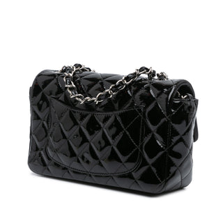 Mini Rectangular Classic Patent Single Flap