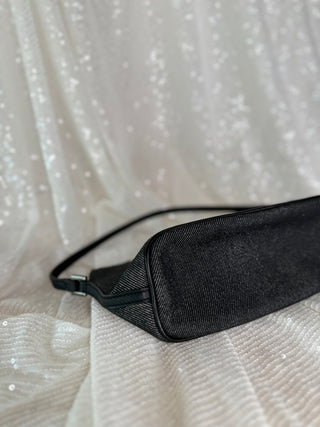 Vintage Gucci Denim Boat Pochette Bag