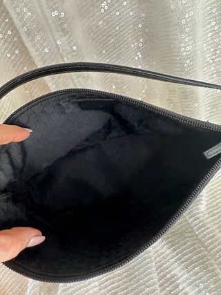 Vintage Gucci Denim Boat Pochette Bag