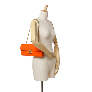 Triomphe Calfskin Cuir Chain Shoulder Bag
