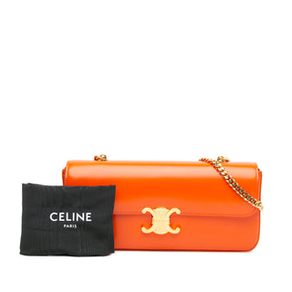 Triomphe Calfskin Cuir Chain Shoulder Bag