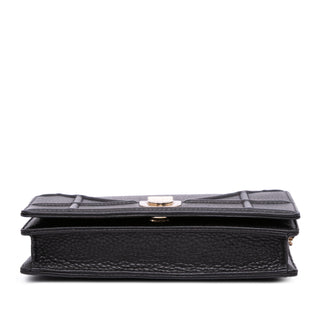 Grained Calfskin Diorama Wallet on Chain