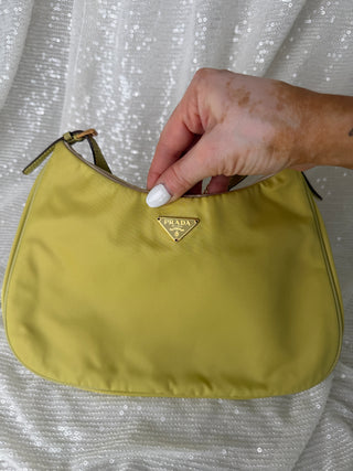 Prada Nylon Chain Shoulder Bag