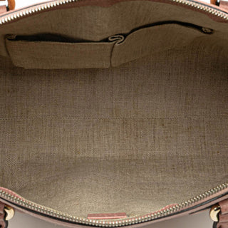 Medium Leather GG Charm Dome Satchel