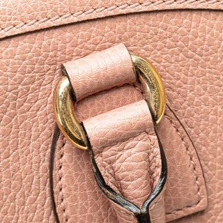 Medium Leather GG Charm Dome Satchel