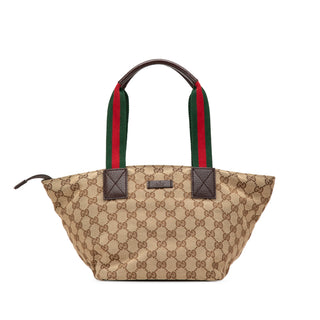 GG Canvas Web Handbag