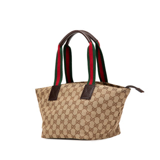 GG Canvas Web Handbag