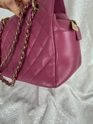 Vintage Chanel Pink Caviar Petit Tote