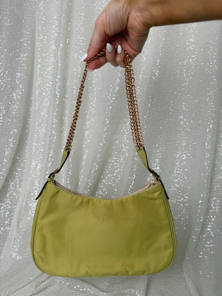 Prada Nylon Chain Shoulder Bag