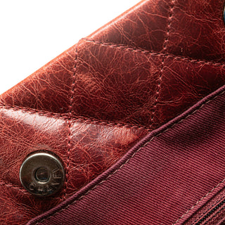 Quilted Aged Calfskin East West Tote